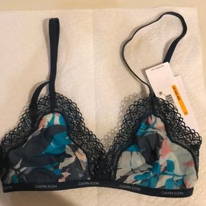 Calvin Klein unlined triangle bra